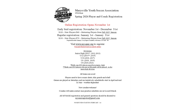 Spring 2026 Registration